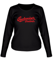 Женская футболка длинный рукав Budweiser Budvar фото