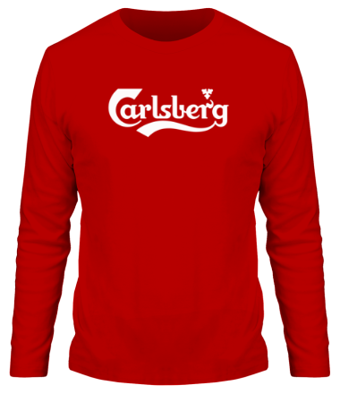 Мужская футболка длинный рукав Carlsberg Beer