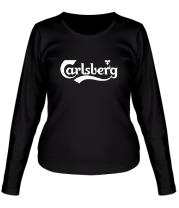 Женская футболка длинный рукав Carlsberg Beer фото