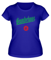 Женская футболка Gambrinus Beer фото