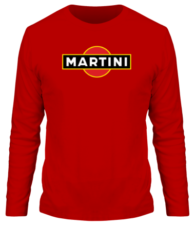 Мужская футболка длинный рукав Martini
