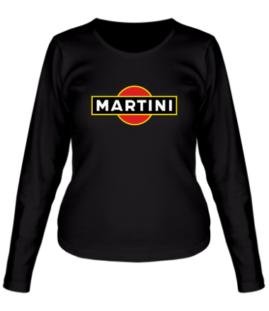 Женская футболка длинный рукав Martini