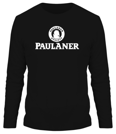 Мужская футболка длинный рукав Paulaner Beer