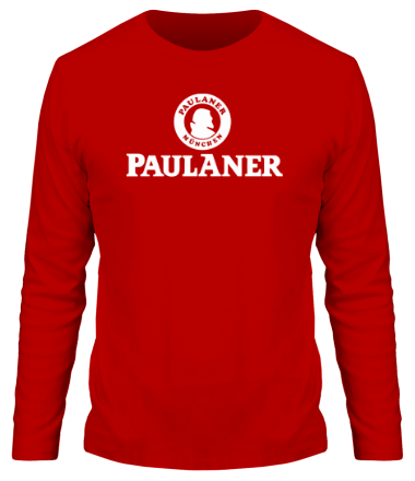 Мужская футболка длинный рукав Paulaner Beer