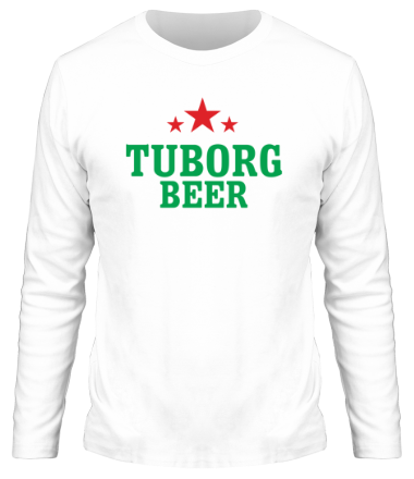 Мужская футболка длинный рукав Tuborg Beer