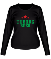 Женская футболка длинный рукав Tuborg Beer фото