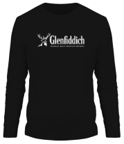 Мужская футболка длинный рукав Glenfiddich logo фото
