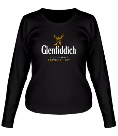 Женская футболка длинный рукав Glenfiddich (logo original)