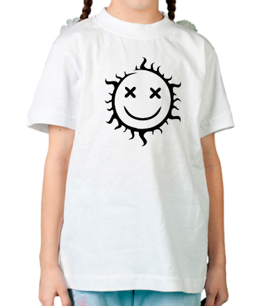 Детская футболка Позитивное солнце