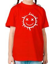 Детская футболка Позитивное солнце фото