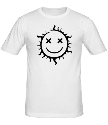 Мужская футболка Позитивное солнце