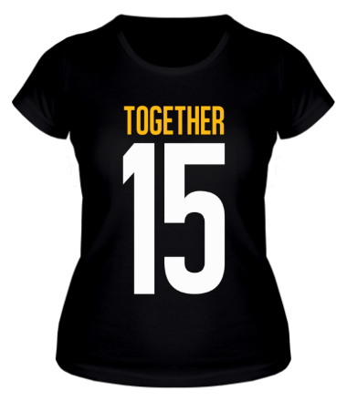Женская футболка Together since 15XX