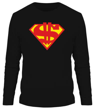 Мужская футболка длинный рукав Rich Superman 