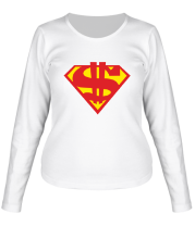 Женская футболка длинный рукав Rich Superman  фото