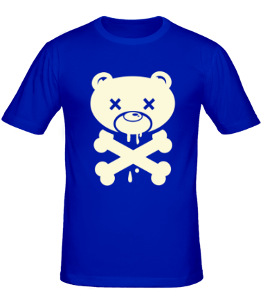 Мужская футболка Медведь и кости 