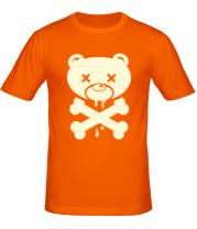 Мужская футболка Медведь и кости  фото