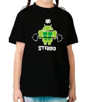 Детская футболка No Steroid  фото