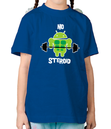 Детская футболка No Steroid 
