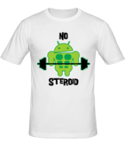 Мужская футболка No Steroid  фото