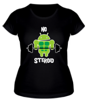 Женская футболка No Steroid  фото