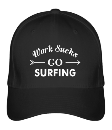 Бейсболка Work Sucks GO SURFING