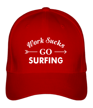 Бейсболка Work Sucks GO SURFING