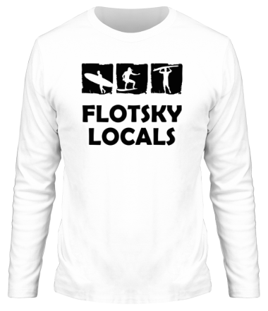 Мужская футболка длинный рукав Flotsky locals