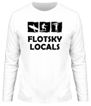 Мужская футболка длинный рукав Flotsky locals фото