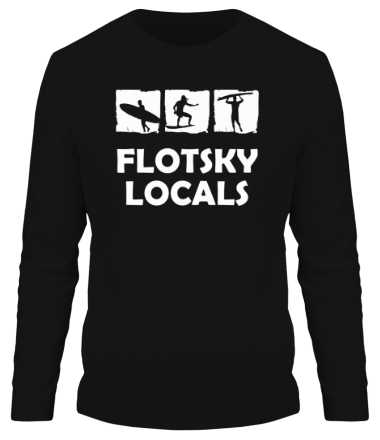 Мужская футболка длинный рукав Flotsky locals