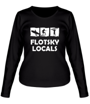 Женская футболка длинный рукав Flotsky locals фото