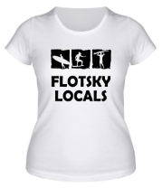 Женская футболка Flotsky locals фото