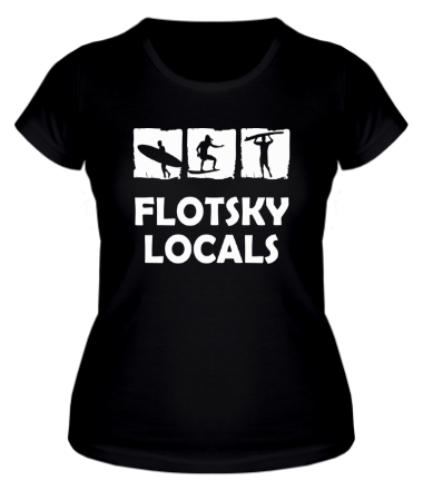 Женская футболка Flotsky locals