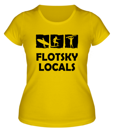 Женская футболка Flotsky locals