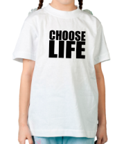 Детская футболка Choose life фото