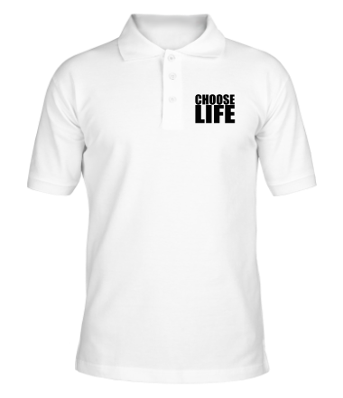 Мужская футболка поло Choose life
