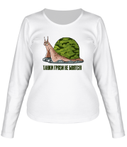 Женская футболка длинный рукав Танки грязи не боятся фото