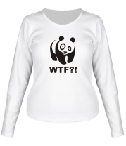 Женская футболка длинный рукав WTF фото