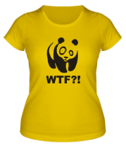 Женская футболка WTF фото