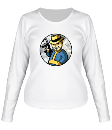 Женская футболка длинный рукав Fallout Gangster