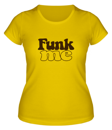 Женская футболка Funk me