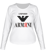 Женская футболка длинный рукав Армяни фото