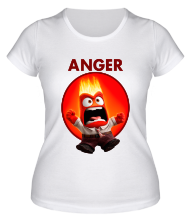 Женская футболка Anger