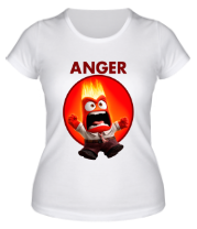 Женская футболка Anger