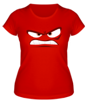 Женская футболка Anger face фото