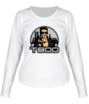 Женская футболка длинный рукав T-800