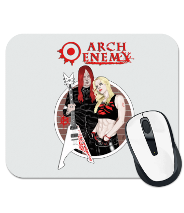 Коврик для мыши Arch Enemy. Michael and Angela.