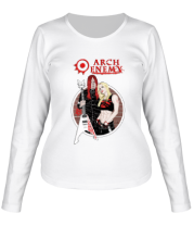 Женская футболка длинный рукав Arch Enemy. Michael and Angela. фото