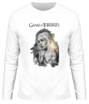 Мужская футболка длинный рукав Daenerys Targaryen (Game of Thrones). фото