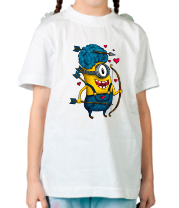 Детская футболка Миньон купидон фото