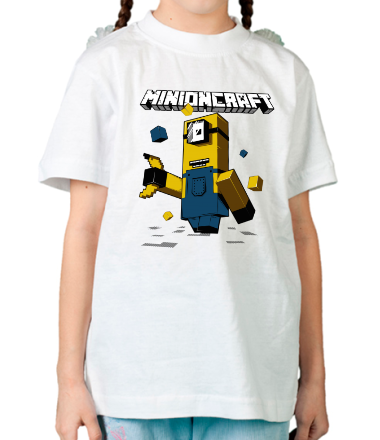 Детская футболка Minioncraft
